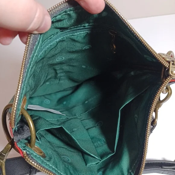 Desigual Bandolera Paulina Woven Cross Body Bag Mix Pattern - Picture 5 of 9